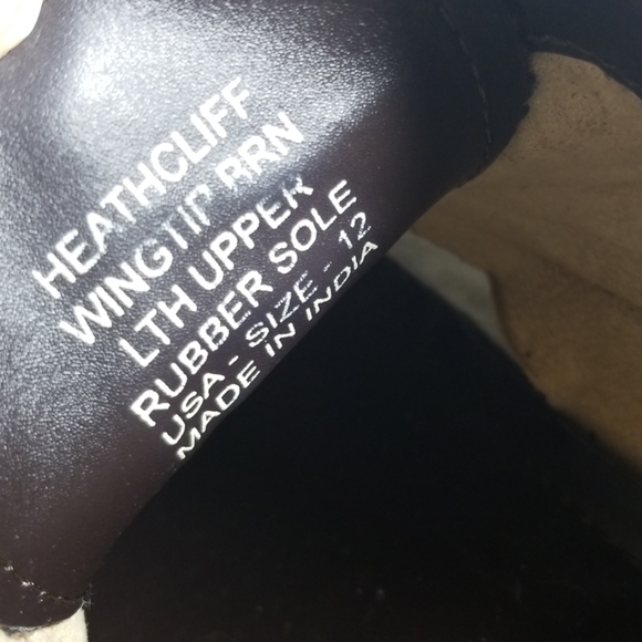 Crevo size 12 men's shoes brown heathcliff wingtip leather - Picture 2 of 8